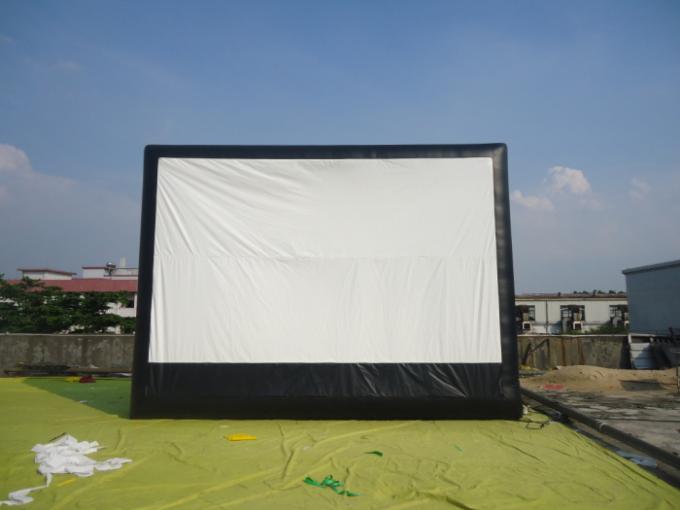 Commercial Outdoor Inflatable Movie Screen / Movie Screen For Festival