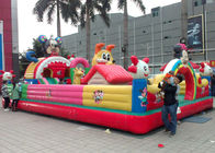 Children Topic Commercial Inflatable Amusement Park With PVC Tarpaulin