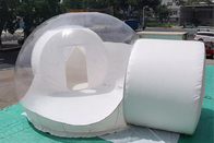 PVC Bubble Tent House With Bedroom Outdoor Camping Hotel White Half Clear Protecting Privacy Inflatable Tents Room