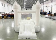 White Mini Inflatable Bouncer Outdoor Indoor Kids Birthday Party Bouncy Castle House