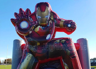 Iron Man Bouncer Inflatable Jumping Bouncy Castle Red Bounce House For Kids Party