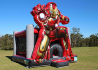 Iron Man Bouncer Inflatable Jumping Bouncy Castle Red Bounce House For Kids Party