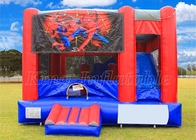 Kids Bounce House Combo Bouncer Jumper Spiderman Inflatable Castle With Slide