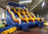 Colorful Durable Inflatable Water Slide Waterproof 0.55mm PVC Tarpaulin