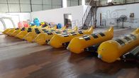 3 Seats Inflatable Water Banana Boat With 0.9mm PVC Tarpaulin Material