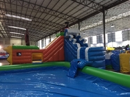 Sea World Large Inflatable Ground Water Park With Big Inflatable Slide
