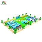 Outdoor Children Water Park Pool Inflatable Water Park Commercial Amusement Park For Kids Jump Fun