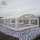 Customized Large Pvc Clear Dome Tent Air Tight Portable Inflatable Pool Tent Cover Bubble House