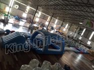 Customized Type Giant Inflatable Water Playground , Floating Water Park
