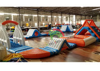 Durable 0.9mm PVC Tarpaulin Inflatable Floating Water Park For Adult &amp; Kids