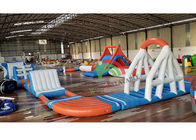 Durable 0.9mm PVC Tarpaulin Inflatable Floating Water Park For Adult &amp; Kids
