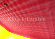 10 * 10m Large Size Red Black Inflatable Event Tent Fire Retardant And Waterproof