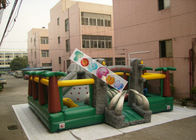 Amazing Aiant Kids Inflatable Amusement Park / Inflatable Adventure For Rent