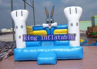 Oxford Fabric 13 Feet Kids Modular Bouncer / Inflatable Jump Houses With Bunny Design