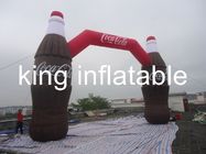 Coca Cola Bottle Shape Inflatable Arches For Advertising / Inflatable Entrance Arch