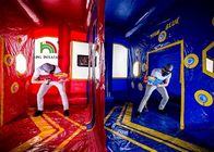 Red Blue IPS Hit Battle Arena Inflatable Battle Arena Sport Games With Digital Printing