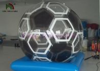 Soccer Type Inflatable Walk On Water Ball , Black Kids Water Sports Games
