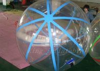 Colorful Strings Durable PVC / PTU Inflatable Walking Water Ball By Hot Air Welding Machine