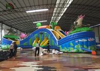 Funny Large Inflatable Water Parks , Children Floating Playgrounds EN71-2-3 Certificate