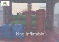 Christmas Inflatable Santa Jumping Castle Colorful Oxford UV - Proof
