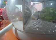 Clear People Inside Inflatable Snow Balls For Advertisement 210D Nylon Material