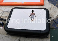 Black Bicycle Track Air Bag 4.9*3.7*1m Inflatable Sports Games