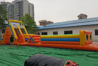 12m*3.5m Custom Blow Up Running Obstacle Course For Outdoor Events