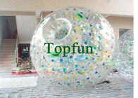 Zorb Ball With Green Glow for Inflatable Zorb Ramp / Inflatable Grassplot Ball Sport