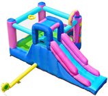 Colorful 420D Nylon Fabric Inflatable Bouncer Castle Commercial