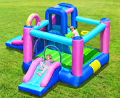 Colorful 420D Nylon Fabric Inflatable Bouncer Castle Commercial