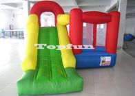 Inflatable Commercial Bouncy Castles With Slide For Family Party