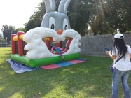Rabbit Inflatable Bouncer Castle With Slide 6x3.5x2.5m