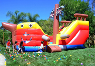 Pirate Ship Water Slide Inflatable Jumping Castle Commercial