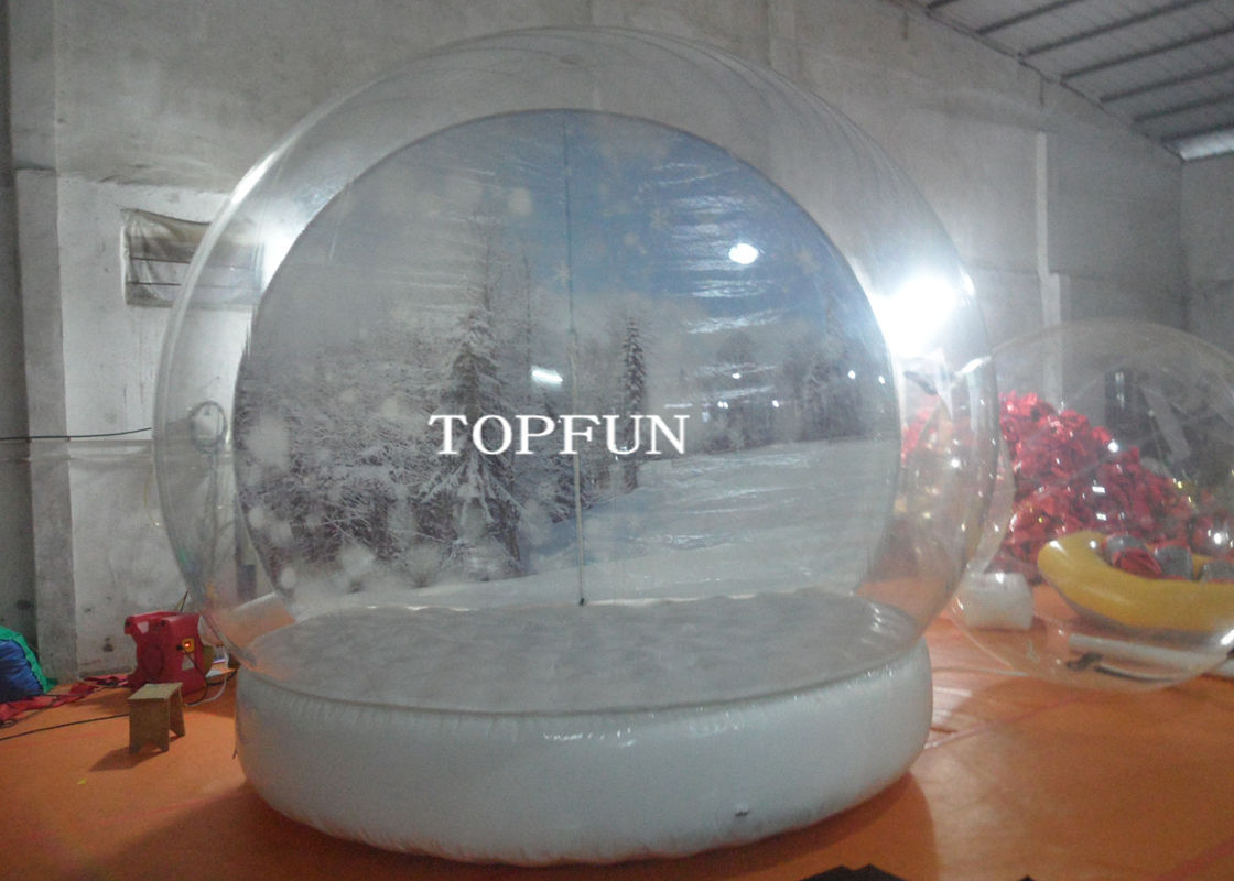 Custom Clear PVC Bubble Balloon Inflatable Snow Globe Tent With