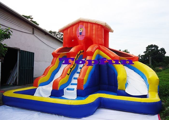 Kids Inflatable Water Slide Waterproof Backyard Bounce ...