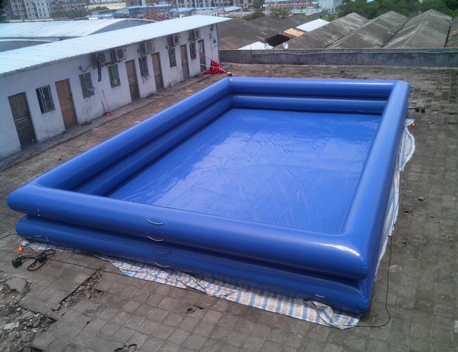 Double Layers PVC tarpaulin Inflatable Swimming Pools Above Ground for