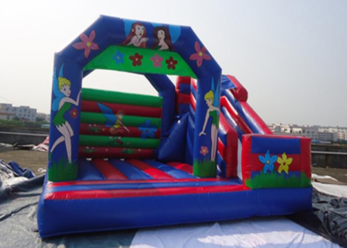 inflated jumping castle