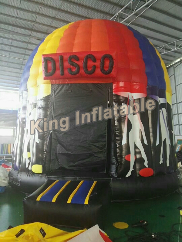 Customized Colorful Inflatable Disco Tent With Full Painting Size