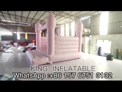 Pink Bouncy Castle Wedding Party Inflatable jumping Bpuncer