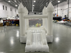 White Mini Inflatable Bouncer Outdoor Indoor Kids Birthday Party Bouncy Castle House