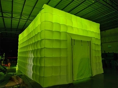 Inflatable Cube Tent Night Club with LED Light For Outdoor Party Event
