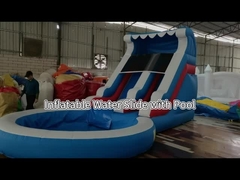 King25 Inflatable Water Slide with Pool
