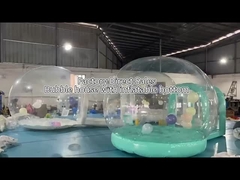 High Quality Commercial Balloon Inflatable Bubble House Tent with Bouncing Bottom for Patty
