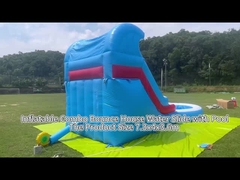 Inflatable Water Slide with Pool