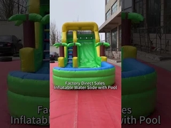 Cheap Price Commercial Grade PVC Inflatable Water Slides with Pool