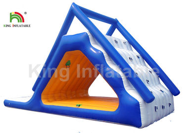 CE / UL 0.9mm PVC Tarpaulin Durable Inflatable Water Toy Floating Slide For Adults