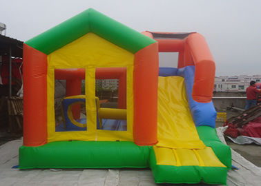 Castle Type Inflatable Jumping Castle With Slide For kids Outdoor Amusement Park