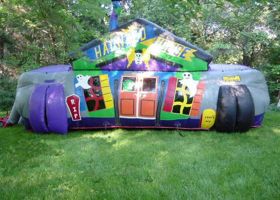 Digital Printing Inflatable Sport Games Haunted House Maze Tunnel