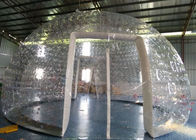 Popular Transparent PVC Inflatable Bubble Tent  With Two Doors And Vents