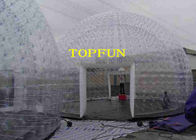8m Diameter Inflatable Party Tent Clear Dome Tent Noncontinuous Type